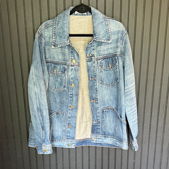 Meiyang Jackets & Blazers - Classic Blue Denim Jean Jacket